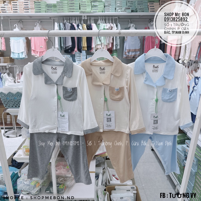 Bộ dài tay Pyzama Balu cho bé trai bé gái
