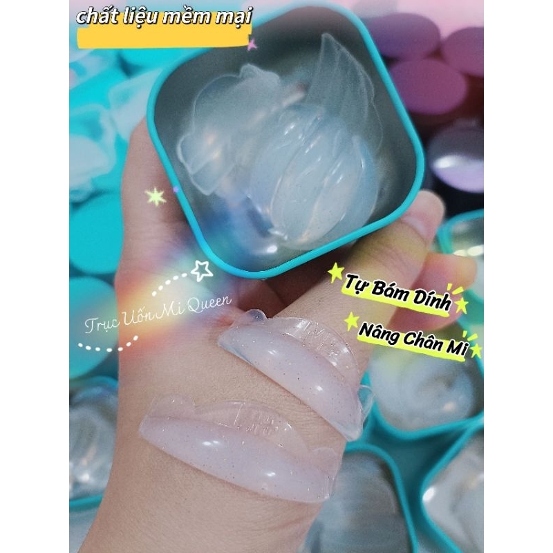 Trục Uốn Mi Silicon Queen Minie (Tự Dính)_nâng chân mi bay_Set 6 Đôi