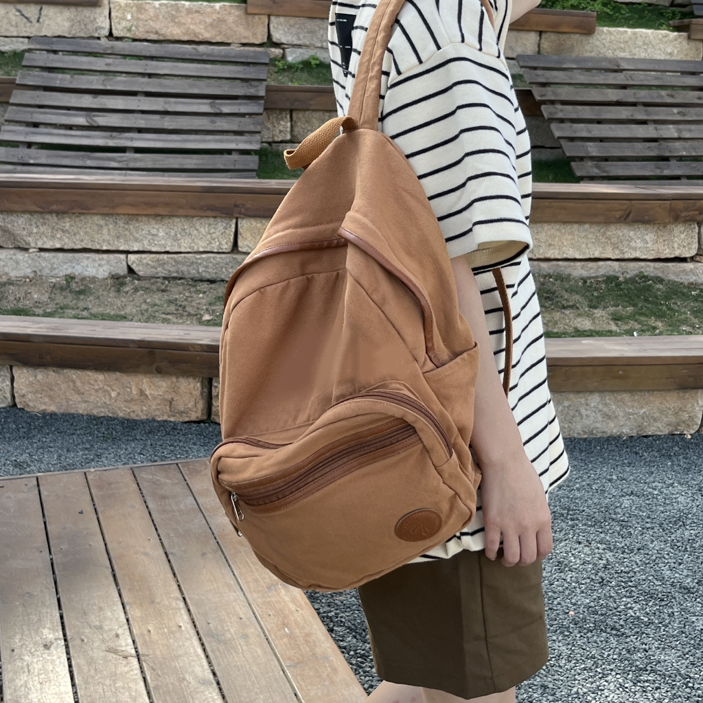 Balo Đi Học Nam Nữ Vải Canvas Ulzzang BL19