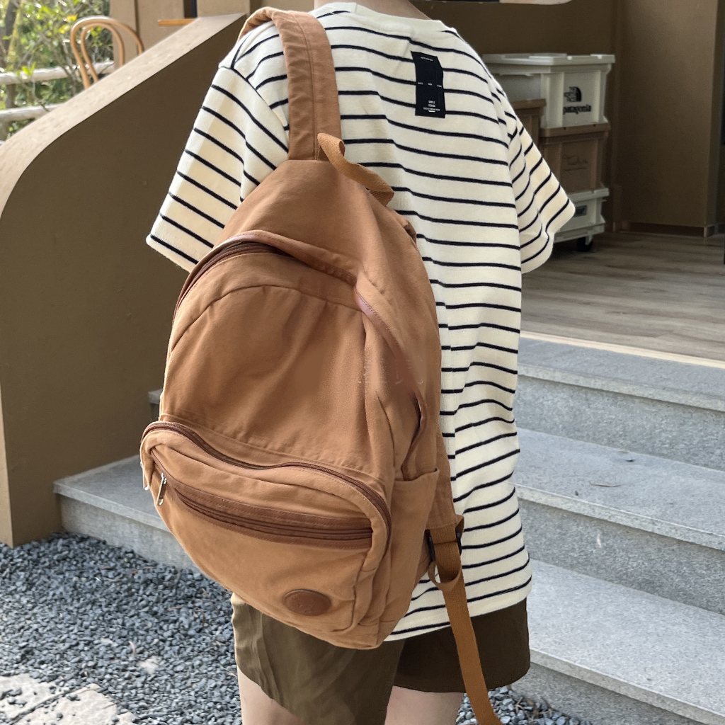 Balo Đi Học Nam Nữ Vải Canvas Ulzzang BL19
