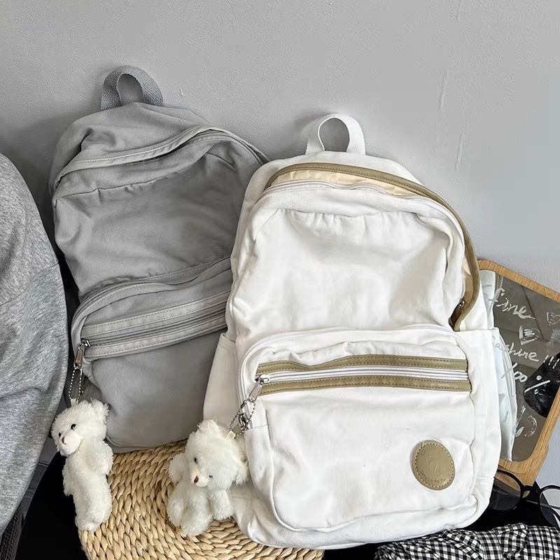 Balo Đi Học Nam Nữ Vải Canvas Ulzzang BL19