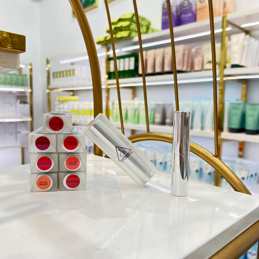 (CÓ BILL) Son Dưỡng Có Màu 3CE Glow Lip Color 3.5g