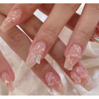 Nail box thiết kế tone thạch đính charm