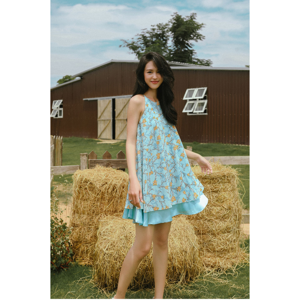 Graphé - Halter dress/Đầm yếm xoè