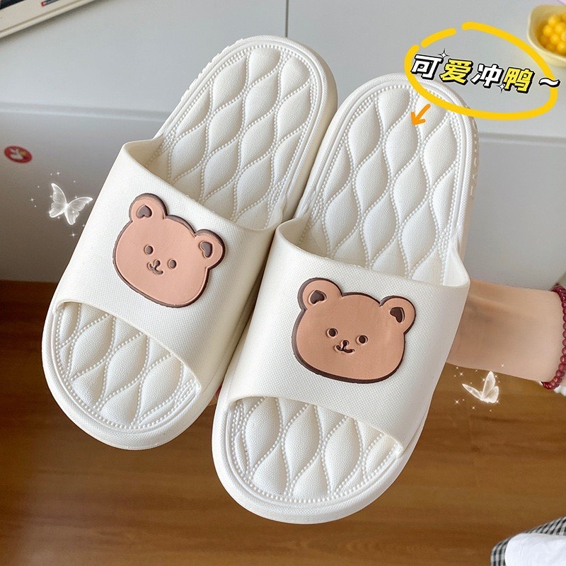Dép Gấu Siêu Cute Đi Trong Nhà, Ngoài Trời, Đi Biển, Văn Phòng