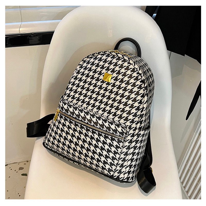 HOUNDSTOOTH BACKPACK - BALO DA HANG CAO CẤP