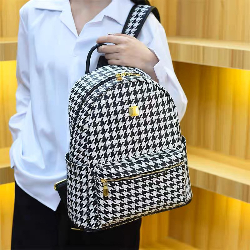 HOUNDSTOOTH BACKPACK - BALO DA HANG CAO CẤP
