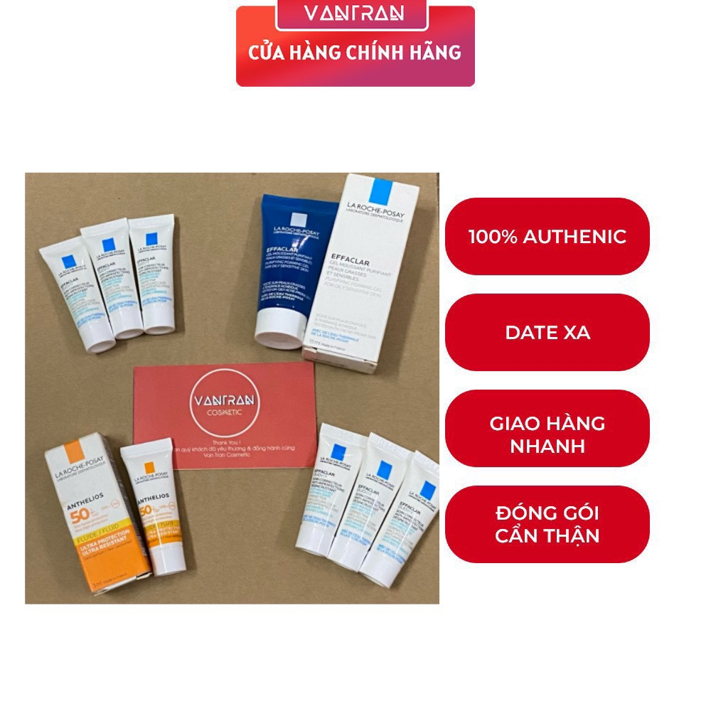 Bộ sản phẩm giảm mụn thâm 12h La roche posay