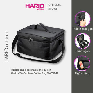 Túi đựng dụng cụ pha cà phê du lịch hario v60 outdoor coffee bag o-vcb-b