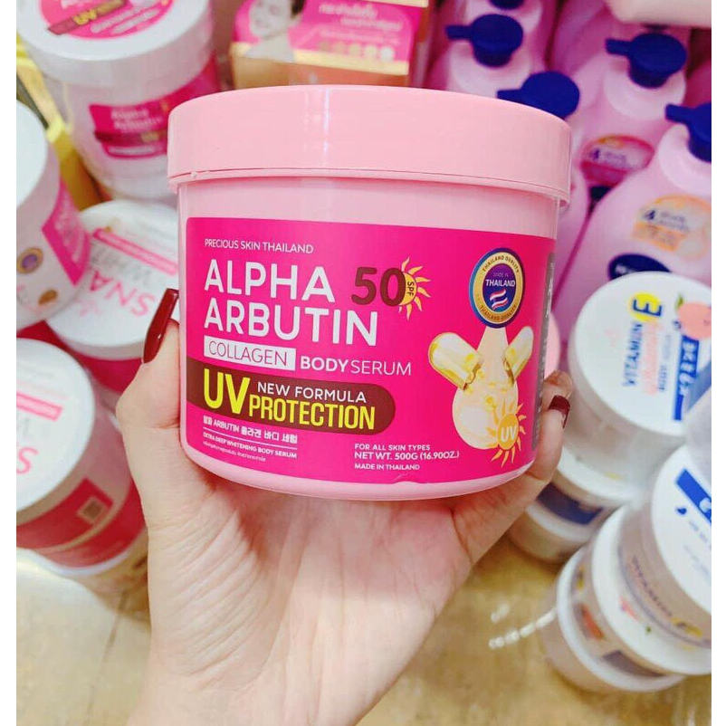 Kem body trắng da Alpha Arbutin Cream 3+ Plus 500ml Thái