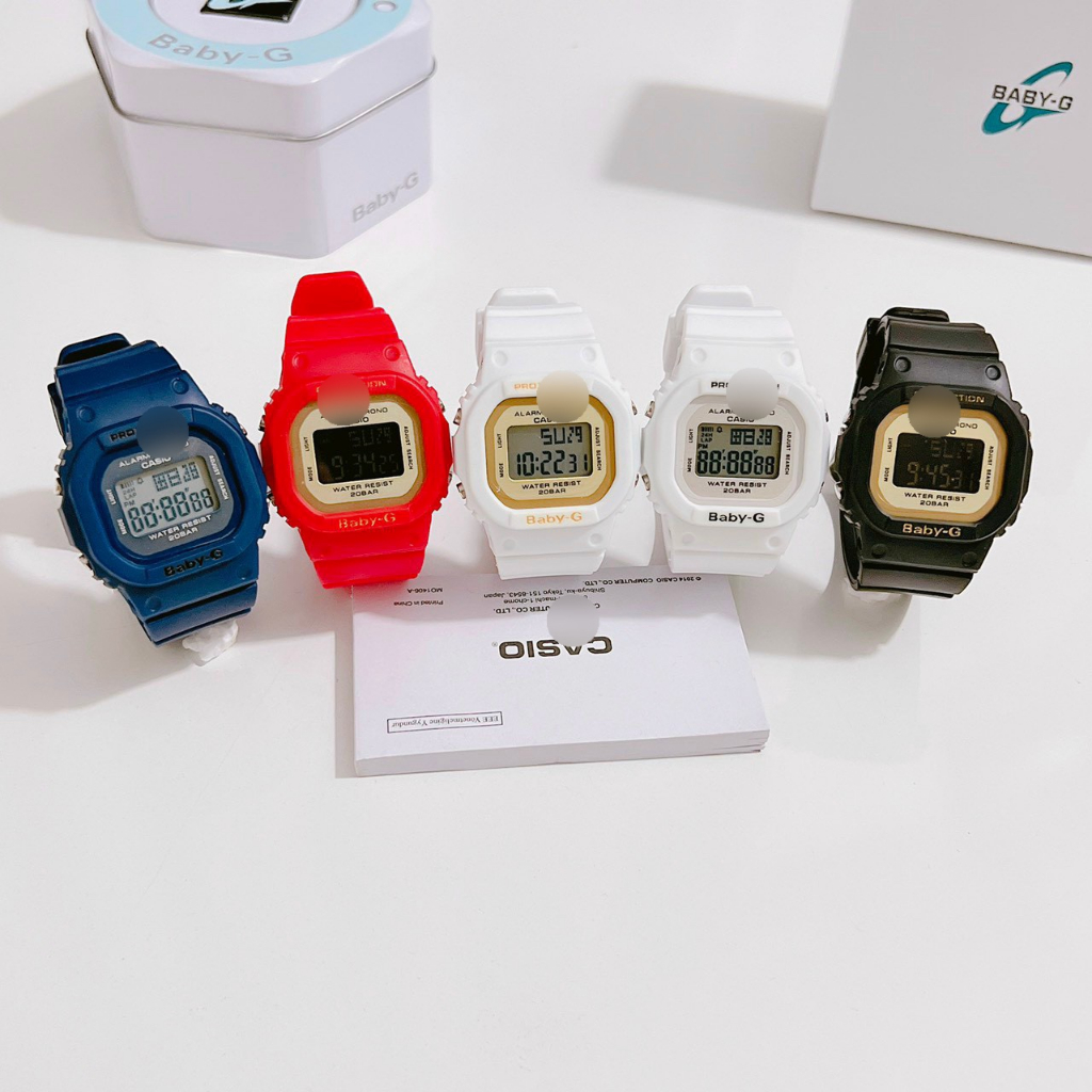 Đồng Hồ Nam,NỮ,Baby-G,Mẫu mới thể thao,trẻ trung,Dây cao su mềm dẻo,size,38mm,chống nưới 3ATM