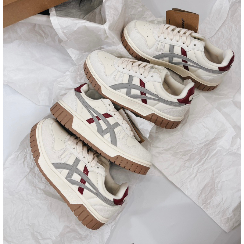 JDK STORE_Giày Sneaker Asics Court MZ Xám Đế Nâu