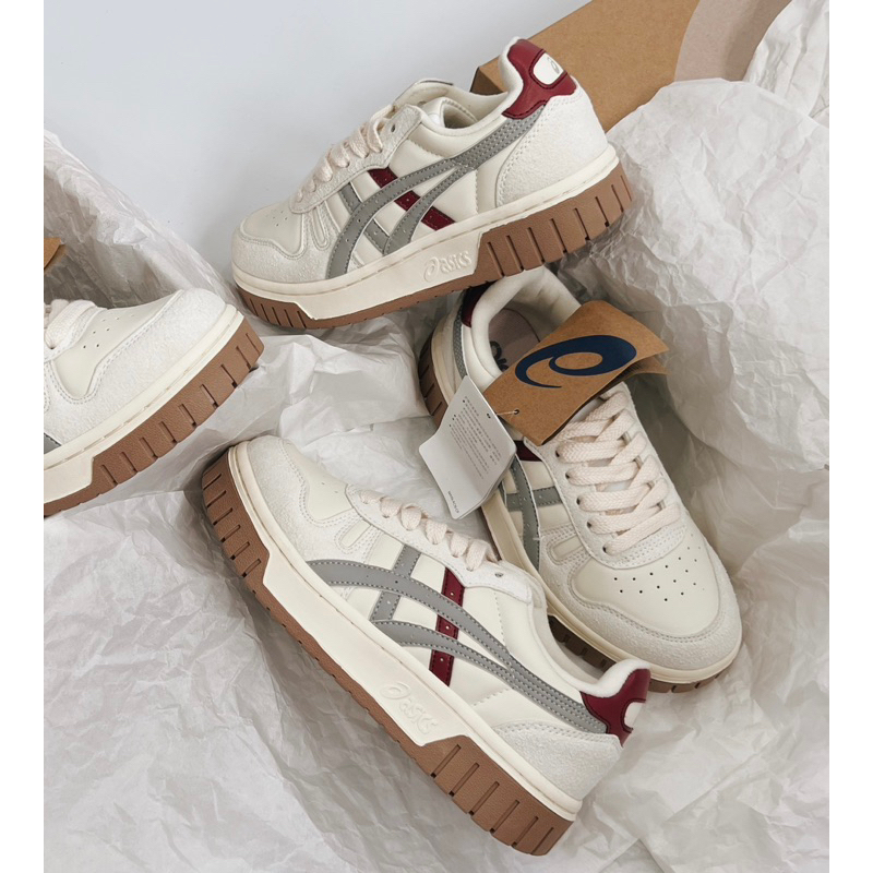 JDK STORE_Giày Sneaker Asics Court MZ Xám Đế Nâu