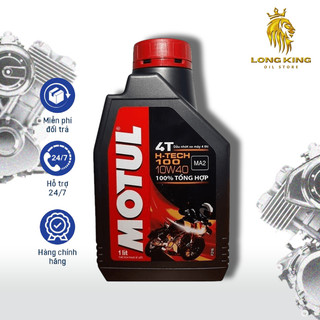 Dầu nhớt xe số [cao cấp] MOTUL H-TECH 100 10W40 MA2 1L