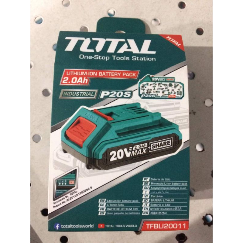 Pin 20V dung lượng 2Ah TOTAL TFBLI20011