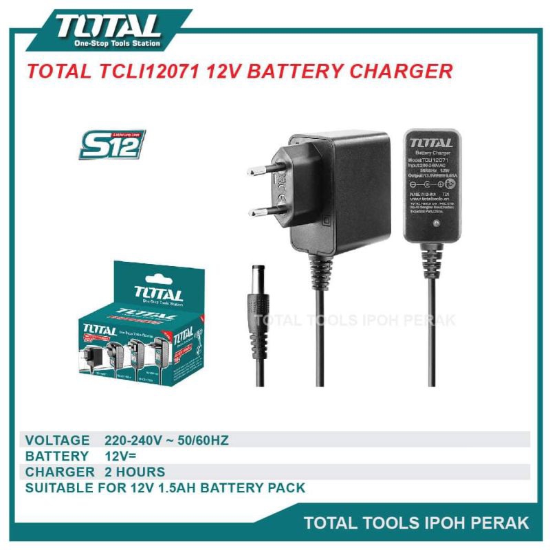 Sạc Pin 12V TOTAL TCLI12071