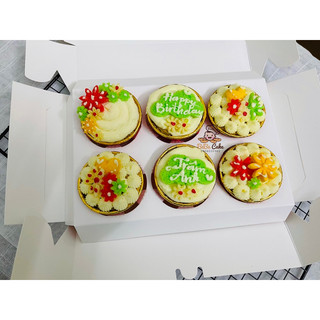 (Ship Hoả Tốc HCM) Set cupcake Bông Lan Trứng Muối.