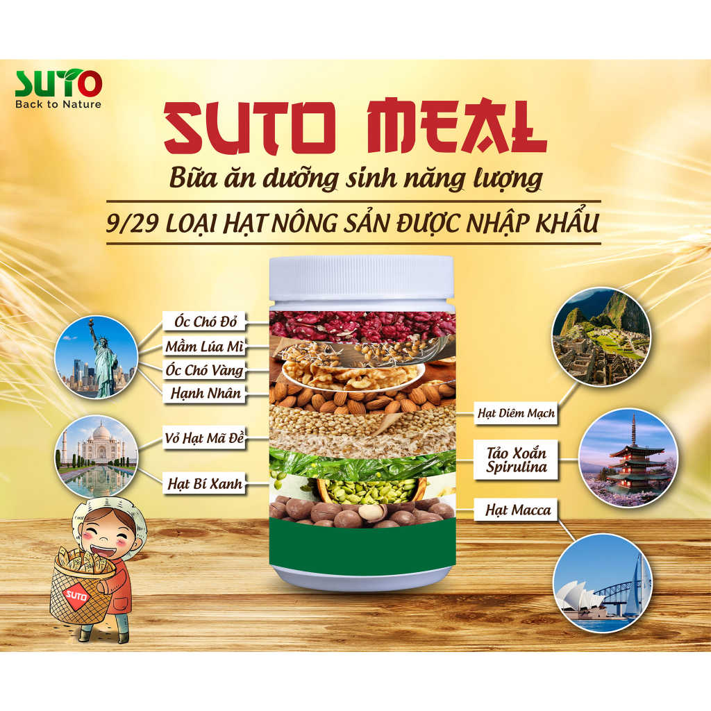 SUTO MEAL - BỮA ĂN ĐƠN GIẢN TRÀN ĐẦY NĂNG LƯỢNG MỖI NGÀY