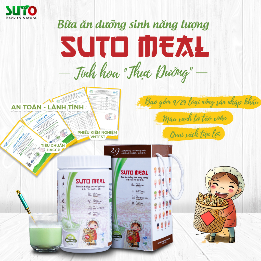 SUTO MEAL - BỮA ĂN ĐƠN GIẢN TRÀN ĐẦY NĂNG LƯỢNG MỖI NGÀY