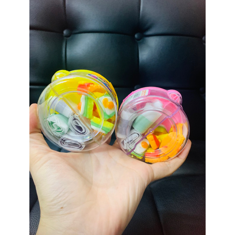 Set kẹo dẻo hình nồi lẩu thập cẩm full topping cho bé vừa ăn vặt vừa chơi sáng tạo ngon rẻ