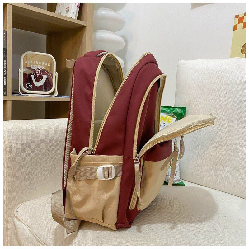 Balo nữ đi học đi chơi nhiều ngăn thời trang dễ thương chất vải chống thấm cao cấp Bánh Mì Store Balo Quảng Châu