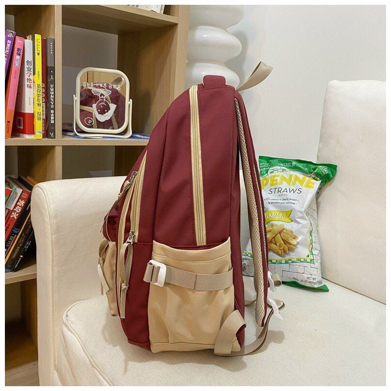 Balo nữ đi học đi chơi nhiều ngăn thời trang dễ thương chất vải chống thấm cao cấp Bánh Mì Store Balo Quảng Châu