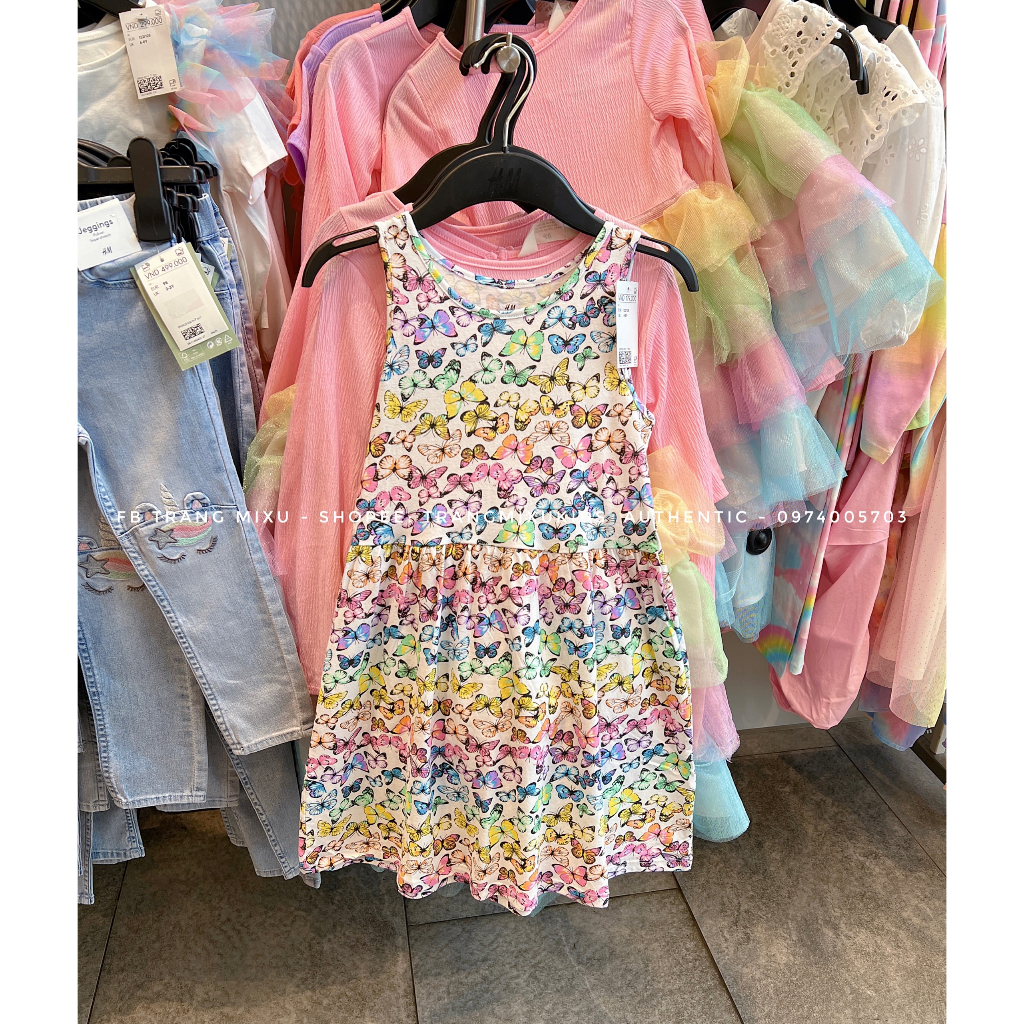 Váy bé gái lớn kid HM Auth sale