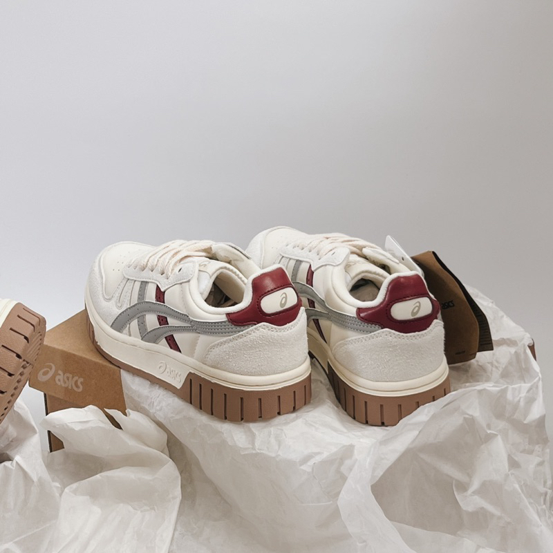 JDK STORE_Giày Sneaker Asics Court MZ Xám Đế Nâu