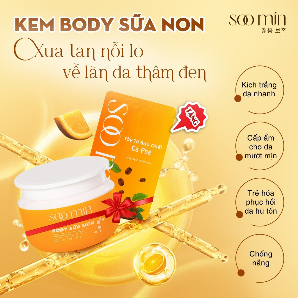 Kem Body Sữa Non Soo Min