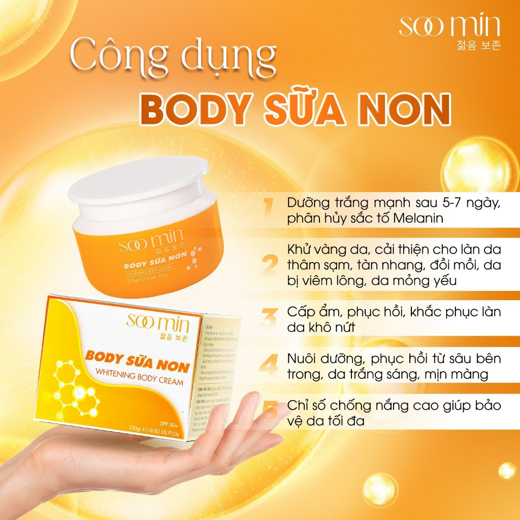 Kem Body Sữa Non Soo Min