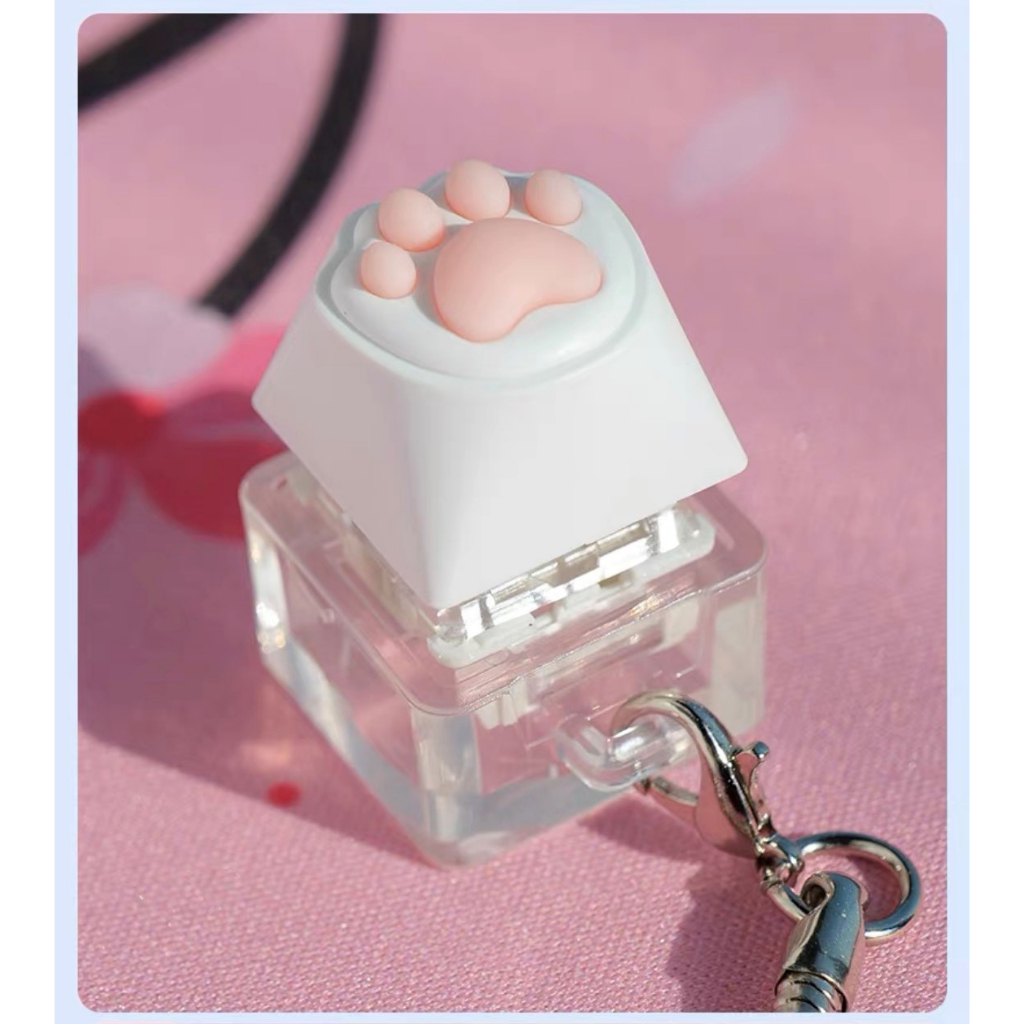 Bộ keycap AKKO chân mèo – Cat Paws Artisan (Chất liệu PC / hộp 4 nút / hộp 1 nút) | BigBuy360 - bigbuy360.vn