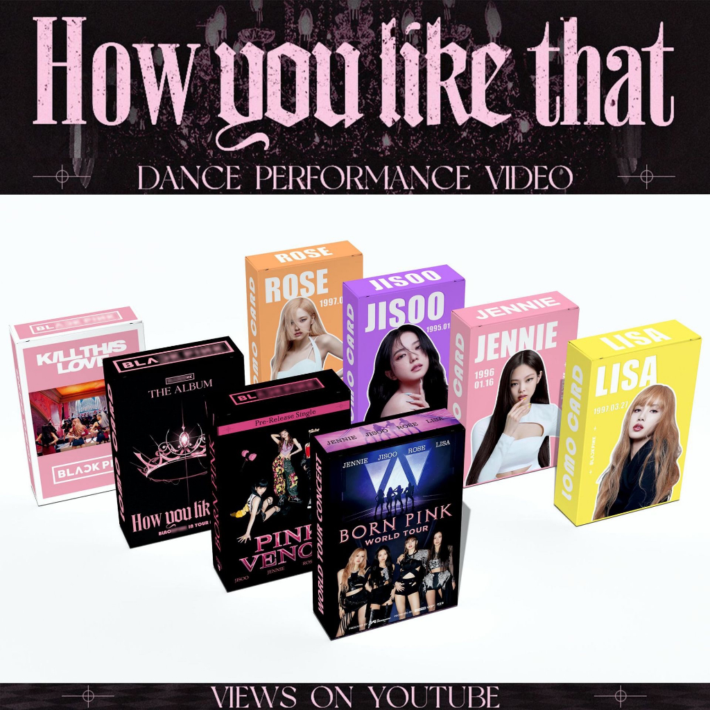 Lẻ 1 tấm thẻ ảnh Lomo card BlackPink bo góc, giấy tráng gương chất lượng cao - VPP Giá Sỉ