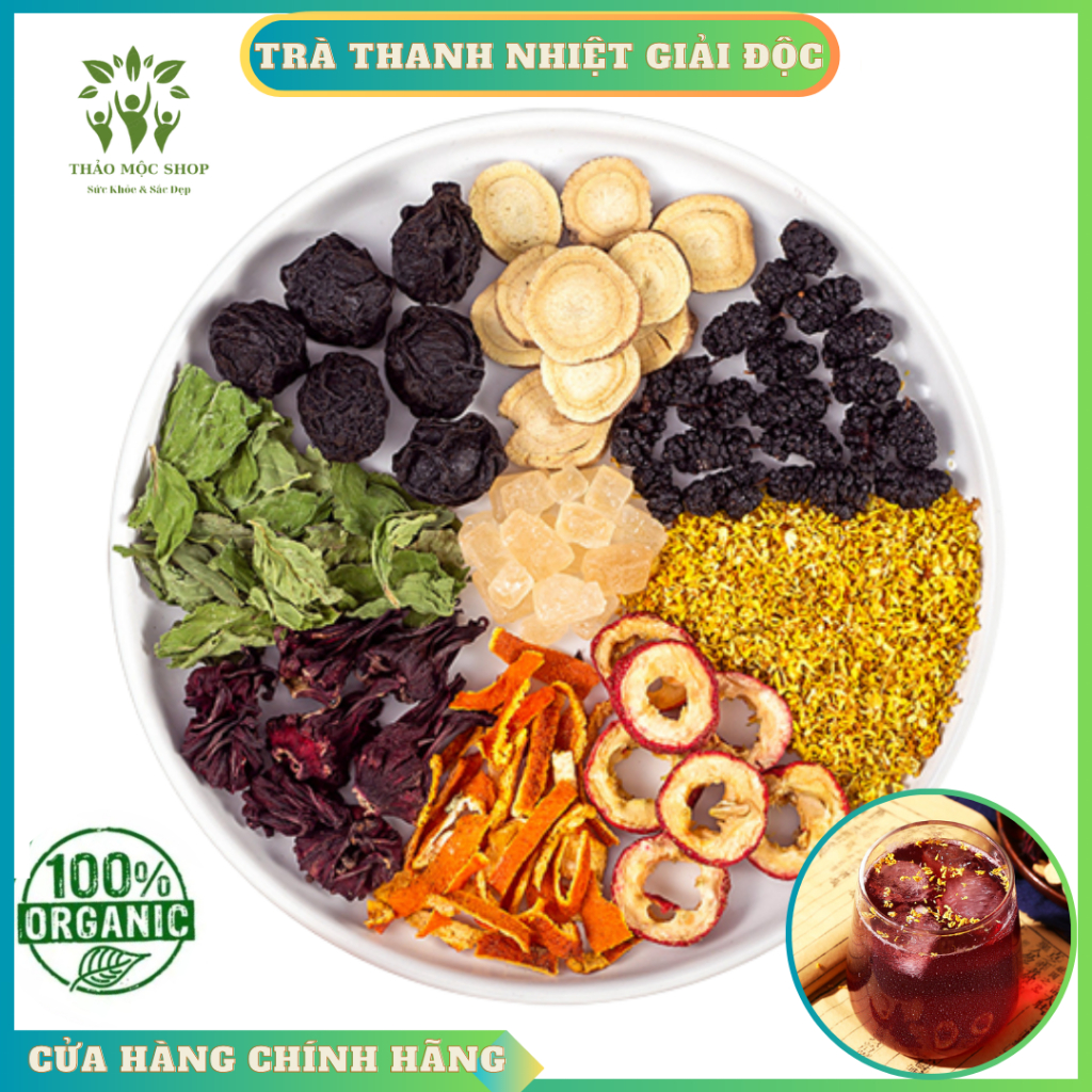 Trà Thanh Nhiệt Giải Độc Mát Gan Thanh Can An Mộc Trà Giải Nhiệt Mua Hè Tại Thảo Mộc Shop