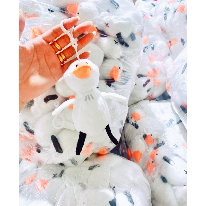 Móc Khoá vịt mỏ Cam
