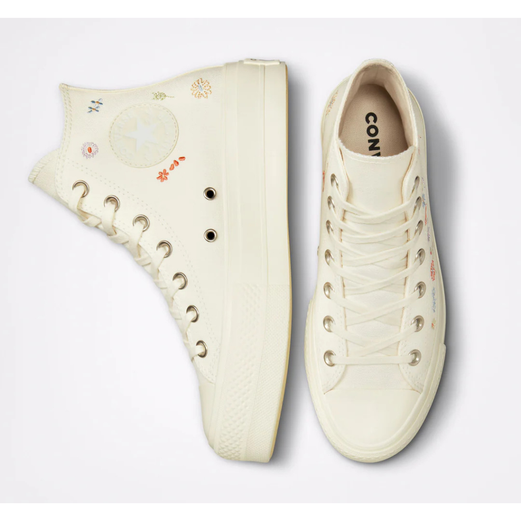 Giày Converse Chuck Taylor All Star Lift Platform Embroidered Floral
