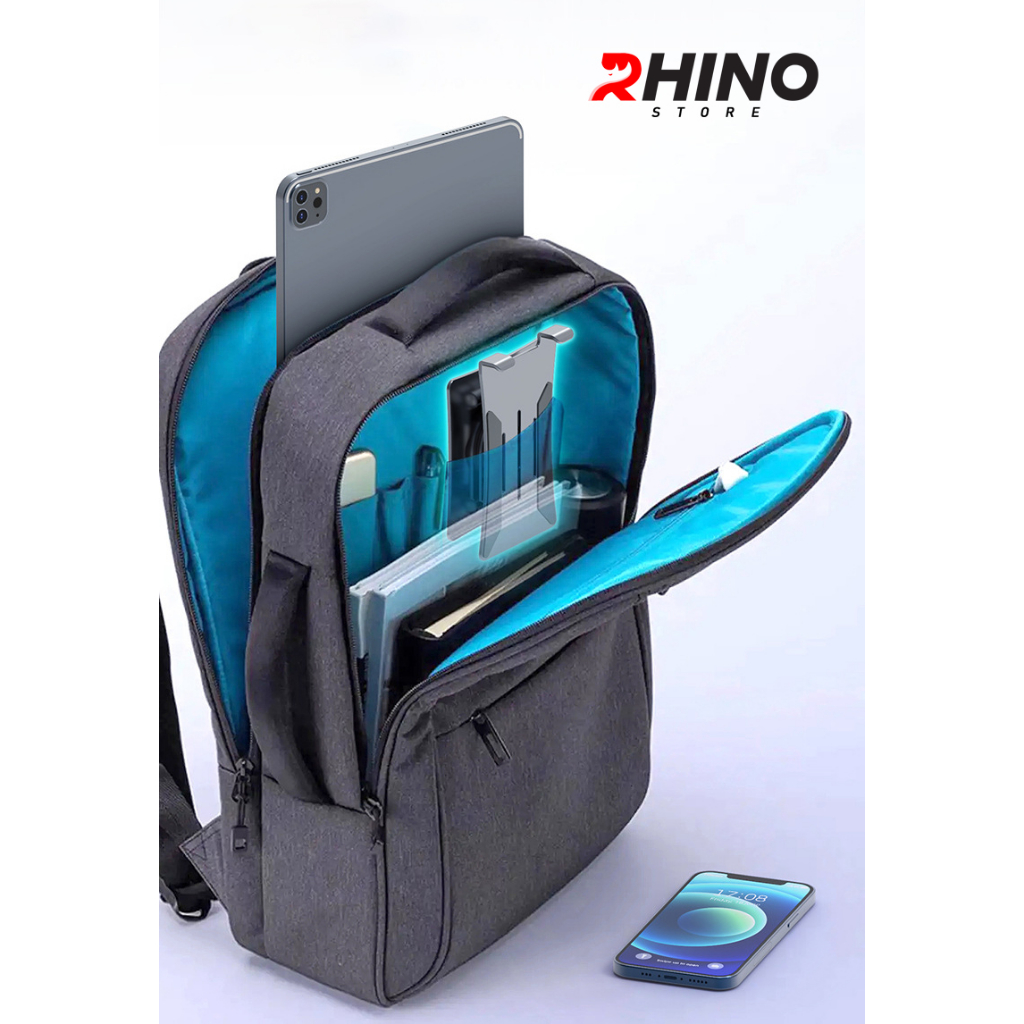 Kệ đỡ điện thoại, ipad Rhino KP302, giá đỡ nhôm xoay 360 cao cấp để bàn tiện lợi có thể gấp gọn