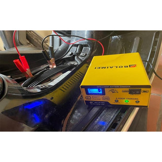 Bộ sạc ắc quy 12v/24v 3AH - 200ah BT-168 máy sạc bình xe máy ôtô xe tải thông minh tự động ngắt khi đầy