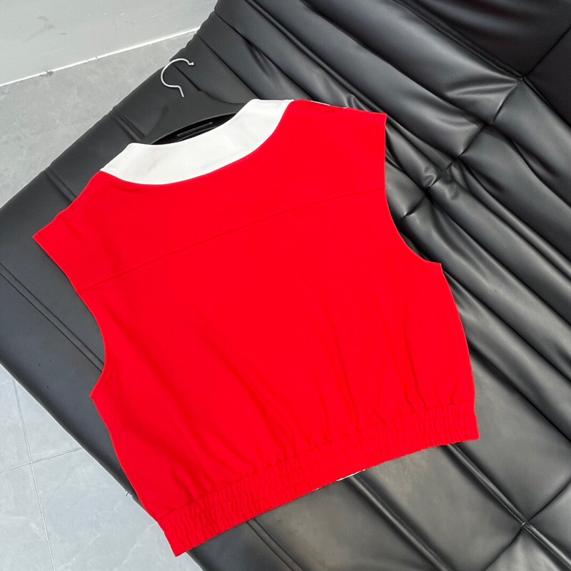 Set đồ nữ hai mảnh áo khoác không tay + chân váy phong cách trẻ trung GC cao cấp 2023