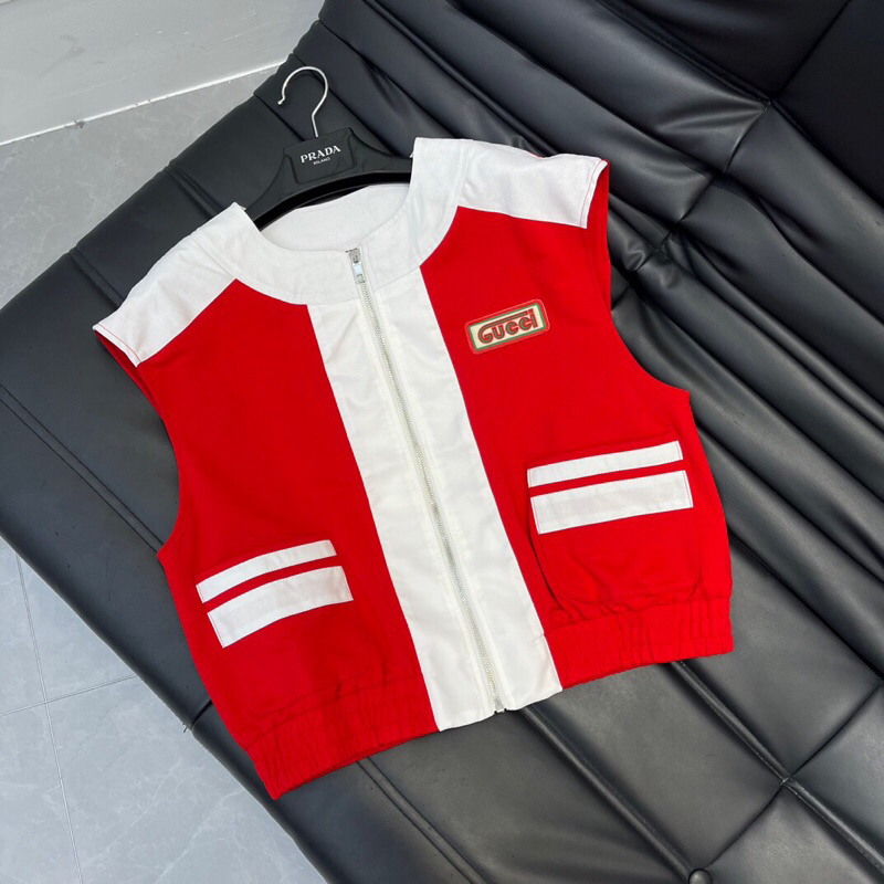 Set đồ nữ hai mảnh áo khoác không tay + chân váy phong cách trẻ trung GC cao cấp 2023