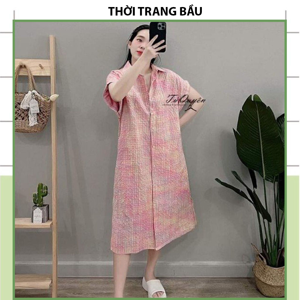 [V388] VÁY BẦU MÙA HÈ SIÊU SANG-ĐẦM BẦU CÔNG SỞ DỰ TIỆC THIẾT KẾ KẺ HỒNG CẦU VỒNG SIÊU HOT DÁNG XUÔNG FRESIZE GIÁ RẺ