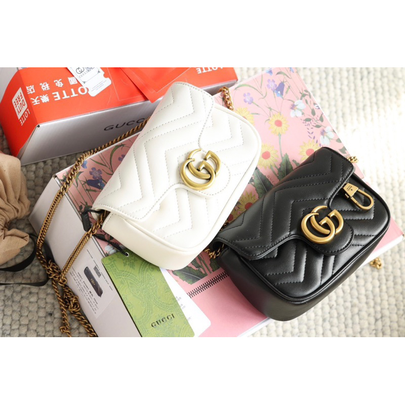 Túi đeo chéo guc marmont sp 2 box nam châm như ảnh da thật kèm ảnh thật tự chụp size 17cm