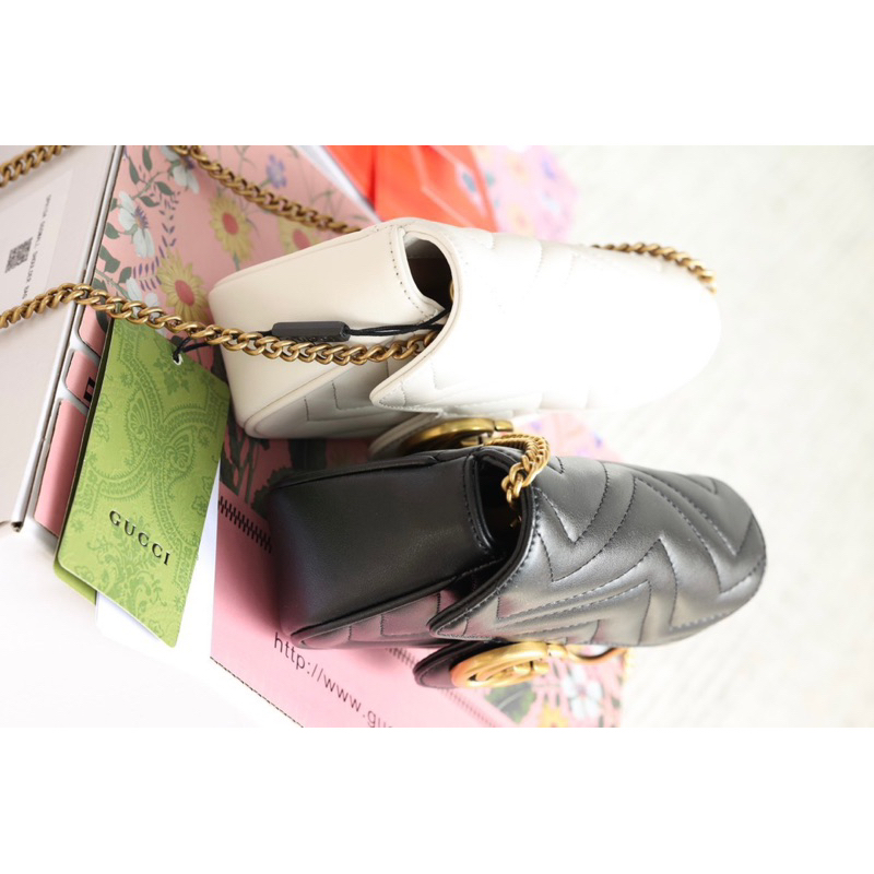 Túi đeo chéo guc marmont sp 2 box nam châm như ảnh da thật kèm ảnh thật tự chụp size 17cm