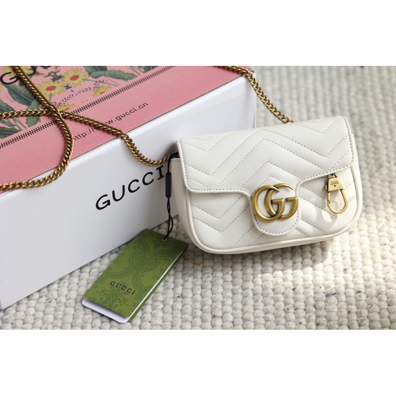 Túi đeo chéo guc marmont sp 2 box nam châm như ảnh da thật kèm ảnh thật tự chụp size 17cm