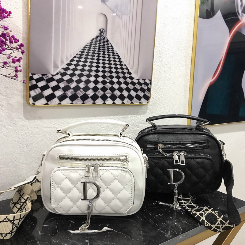 Túi Xách Nữ Dáng Bầu Bao Tử Dây Bản To Túi Đeo Chéo Nữ