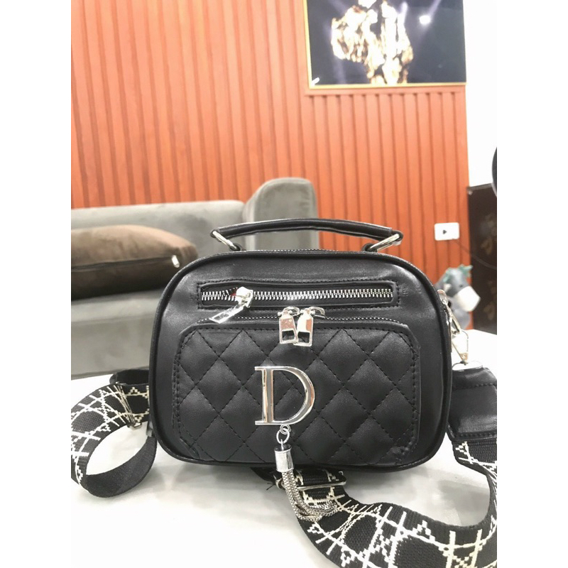 Túi Xách Nữ Dáng Bầu Bao Tử Dây Bản To Túi Đeo Chéo Nữ