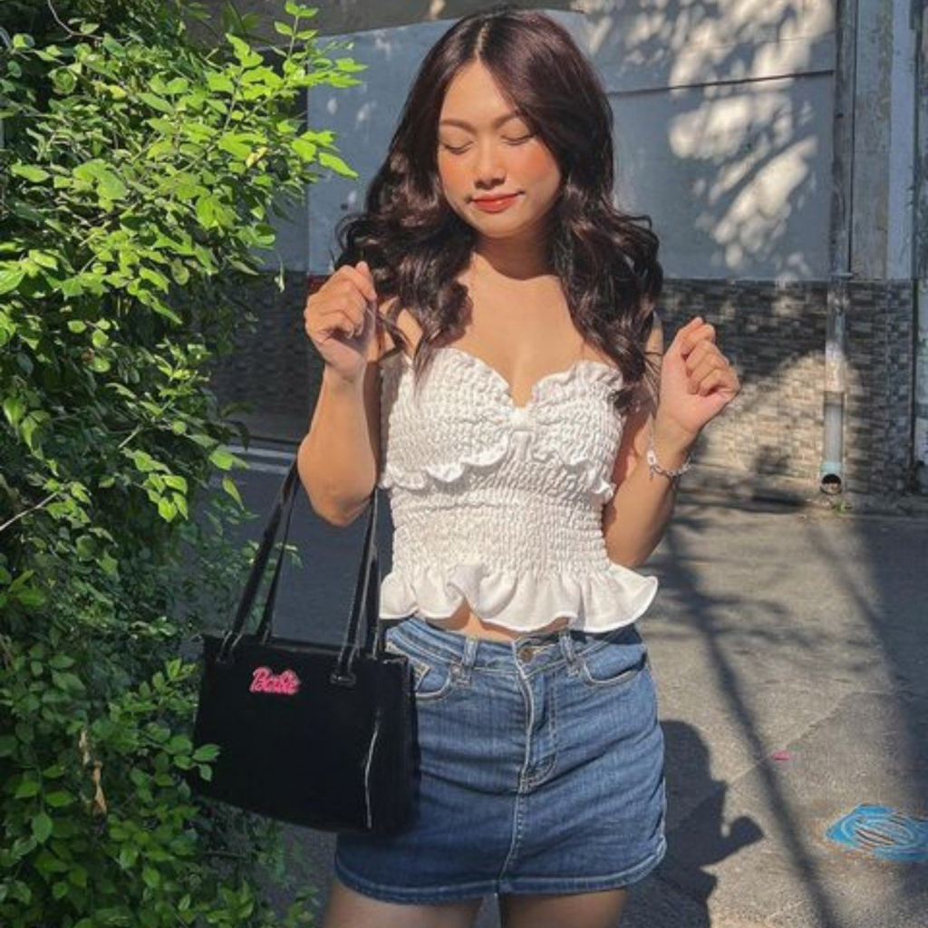 Áo ống kiểu bèo nhún 765 FIORI STORE