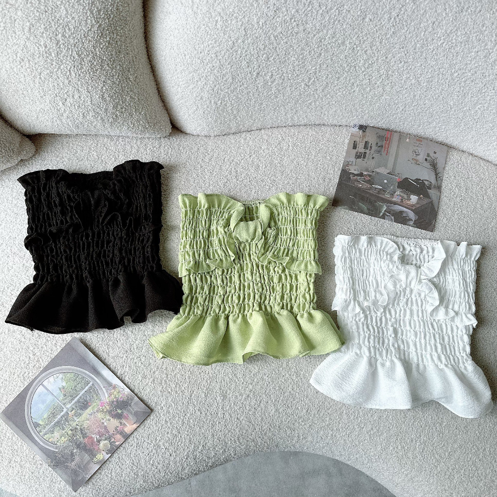 Áo ống kiểu bèo nhún 765 FIORI STORE