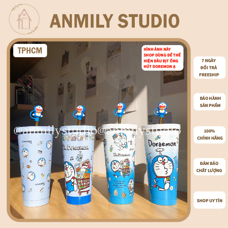 Nắp đậy ống hút 3D vật liệu silicone nhiều hình dễ thương rất tiện lợi | ANMILYSTUDIO