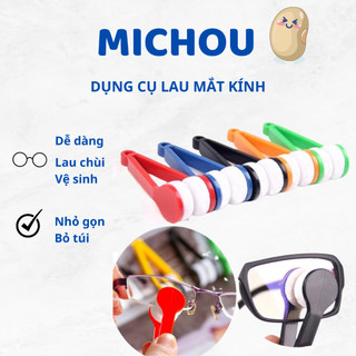 Dụng cụ cầm tay lau mắt kính bằng sợi siêu nhỏ mềm đa năng
