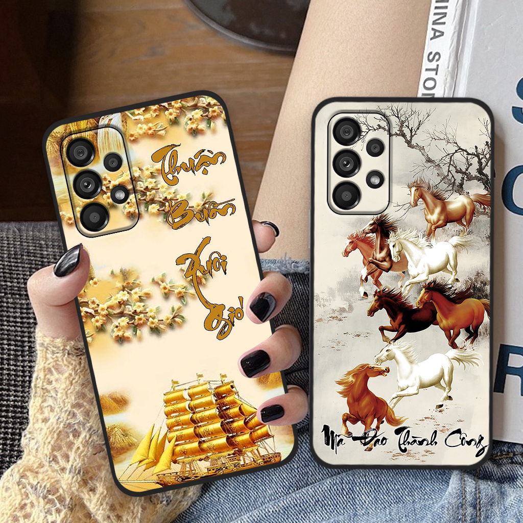 Ốp lưng Samsung A13 / A23 / A33 5G / A53 5G / A73 5G in hình chữ cha mẹ, chữ thư pháp phong thuỷ